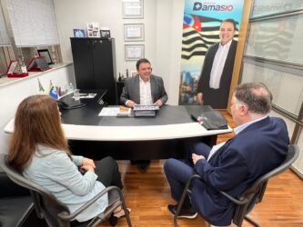 Deputado Damasio se reúne com secretário dos Direitos da Pessoa com Deficiência, Marcos da Costa