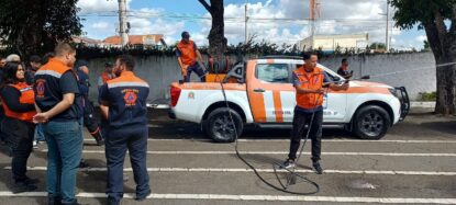 Capacitação: treinamento regional das Defesas Civis para combate a incêndios é realizado em Suzano