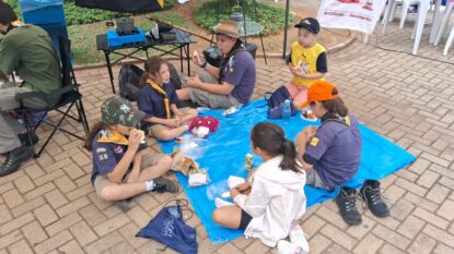 Grupo Escoteiro Ya’Guara celebra aniversário do Parque Cidade Natureza com atividades em Arujá