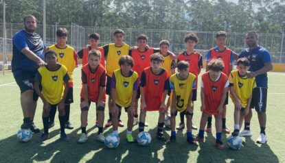 Escolinha de Futsal/Society do Inter Mogi Futsal inicia aulas de projeto com adesão expressiva