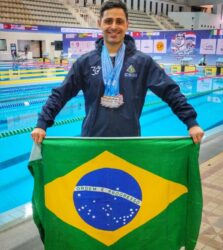 Nadador paralímpico mogiano Caíque Aimoré conquista seis medalhas no Mundial de Natação na Tailândia