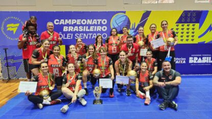 Paralímpíco: equipe feminina do SESI-SP conquista o 19º título do Brasileiro de Vôlei Sentado