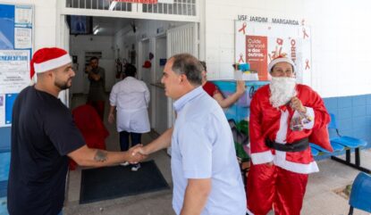 Unidades Nove de Julho e Jardim Margarida recebem visita do vice-prefeito de Mogi, Téo Cusatis