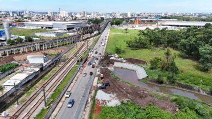 Avenida Jorge Bei Maluf é liberada nos dois sentidos após etapa de obra em Suzano