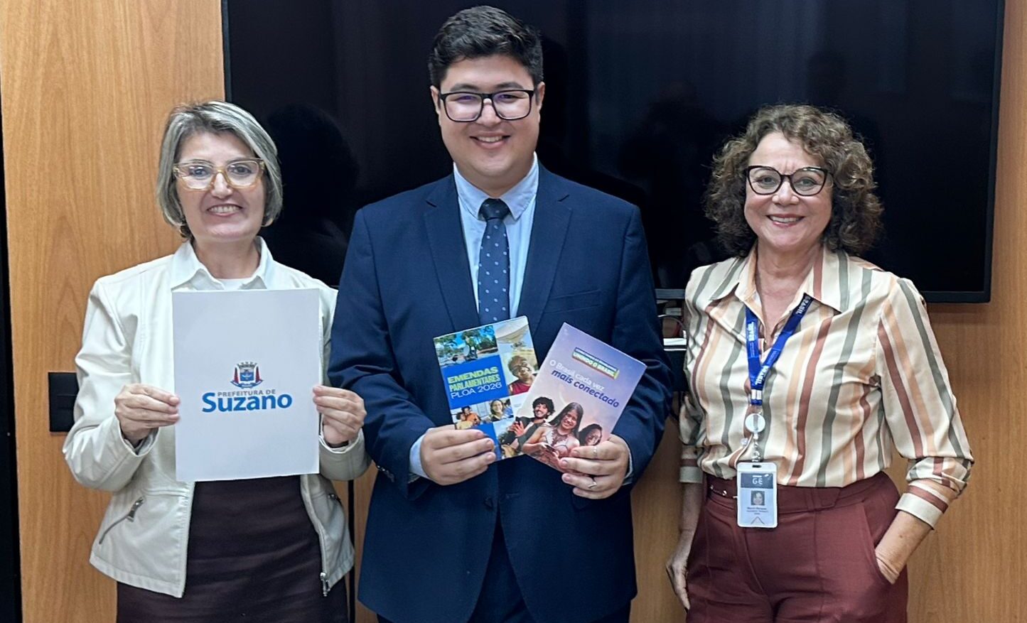 Pautas de Suzano: secretário Paulo Pavione cumpre agenda no Ministério das Comunicações em Brasília