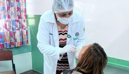Projeto de saúde oferece consultas, exames e vacinação gratuita na Escola da Fazenda Aya, em Suzano