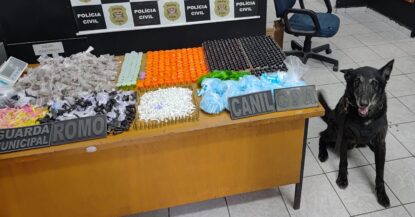 GCM de Suzano descobre “casa bomba” no Jardim Maitê e apreende mais de 15 quilos de drogas