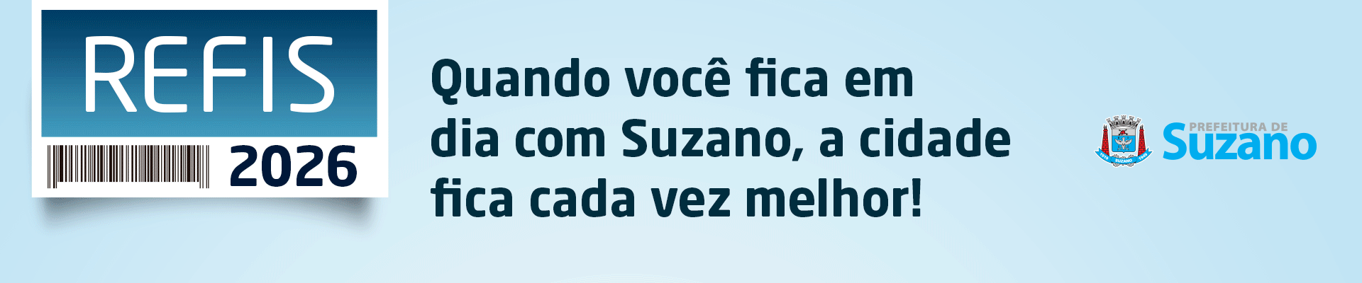 Topo 3 – Prefeitura de Suzano – Refis 2026