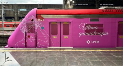 “Trem da Esperança” percorre linhas da CPTM com ações de conscientização sobre câncer