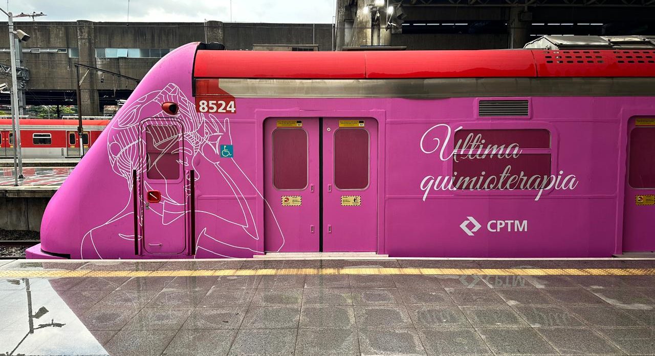 “Trem da Esperança” percorre linhas da CPTM com ações de conscientização sobre câncer