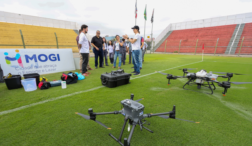 Tecnologia contra dengue: Mogi capacita equipe para uso de drones nas ações de controle do mosquito