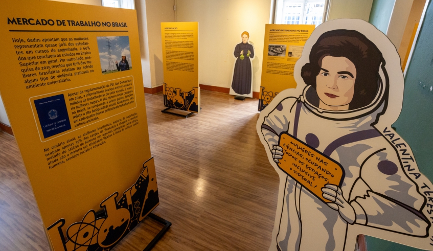 Mostra “As Cientistas: Mulheres e Trabalho” entra em cartaz na Pinacoteca de Mogi das Cruzes