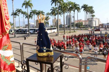 Romaria da Festa do Divino de Mogi leva fiéis ao Santuário de Aparecida neste sábado (21)