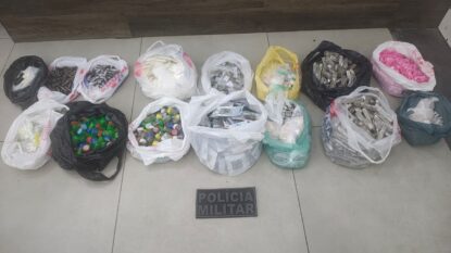 Homem é preso pela PM com mais de 7,5 kg de entorpecentes dentro de condomínio em César de Souza