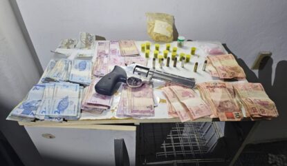 GCM prende suspeito de violência doméstica e apreende arma e drogas em Mogi das Cruzes