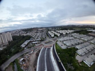 Obras viárias em César de Souza atingem 85% do cronograma e devem ser entregues em setembro