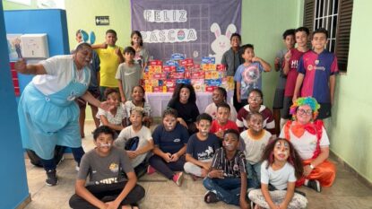 Páscoa Solidária da Associação Beneficente Doce Lar leva alegria para crianças atendidas em Mogi
