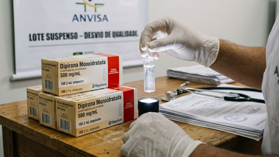 Anvisa determina recolhimento de lote de dipirona 500 mg/ml da Hypofarma por desvio de qualidade