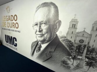 Com Inteligência Artificial, UMC leva voz do Padre Melo e painel interativo à Festa do Divino