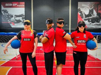 SESI Mogi leva quatro atletas para defender o Brasil no Mundial de Goalball na China
