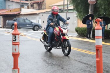 Suzano terá novo circuito para exames práticos de motocicleta do Detran-SP no Parque Santa Rosa