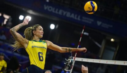 Bicampeã olímpica Thaisa Daher participa de ações do Sesc Mogi e da Prefeitura no Ginásio Tuta