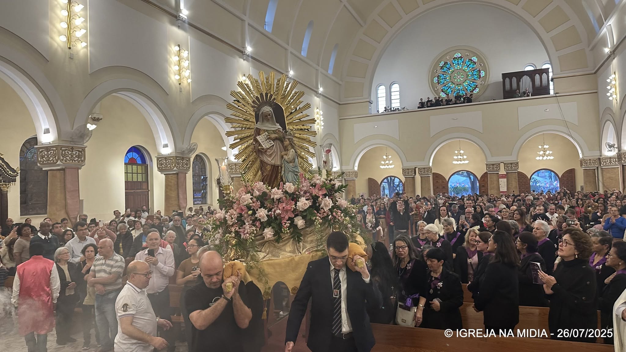 Catedral de Sant’Ana abre nesta sexta (10) a Festa em Honra à Senhora Sant’Ana e São Joaquim 2026