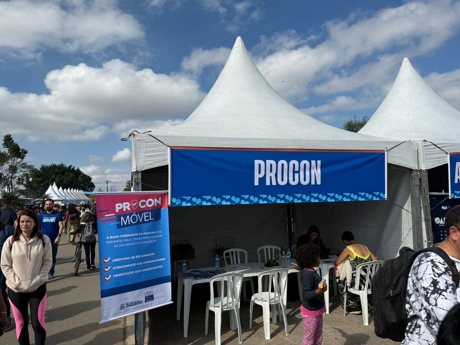 Procon de Suzano leva unidade móvel à Festa das Águas no feriado desta quinta-feira (9)
