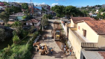 Suzano reforça pavimentação na região sul com obras em 41 ruas e investimento de R$ 15 milhões
