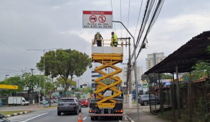 Restrição de caminhões busca melhorar trânsito entre César e o Centro e na Rotatória do Habib´s