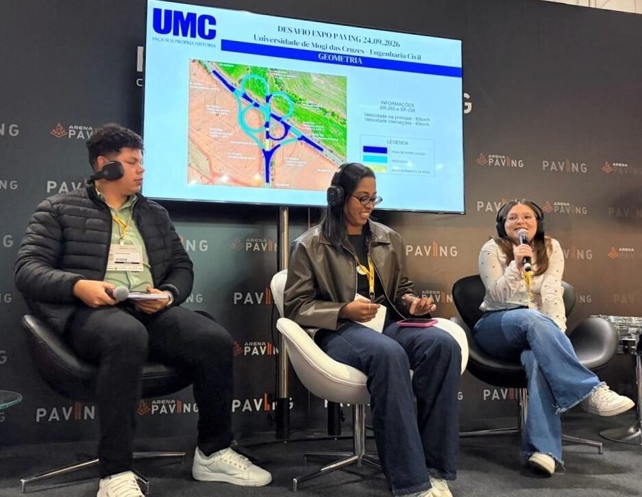 Alunos da Engenharia Civil da UMC conquistam 2º lugar no Desafio Paving Expo 2026