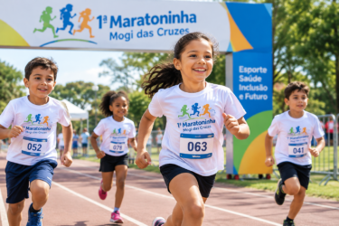 Mais de mil crianças são esperadas na 1ª Maratoninha de Mogi, neste sábado (24)