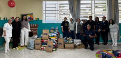 UMC arrecada mais de 5 toneladas de alimentos e 148 litros de óleo para instituições de Mogi