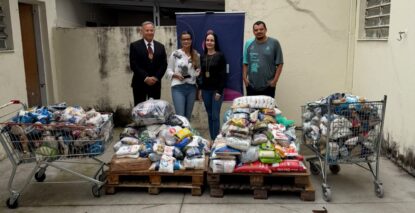 3ª Corrida das Forças de Segurança arrecada 500 quilos de alimentos e doa ao Fundo Social de Mogi