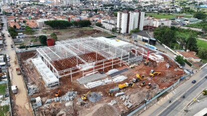 Obras da segunda loja do Atacadão em Suzano chegam a 35% e vão gerar 415 empregos no total