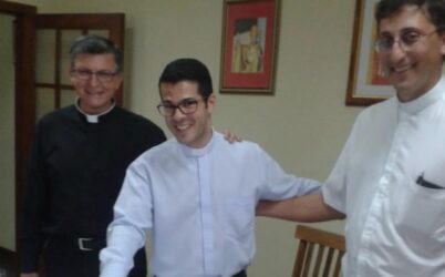 Diocese de Mogi das Cruzes celebra nomeação de padre Leandro Machado como bispo em Rondônia